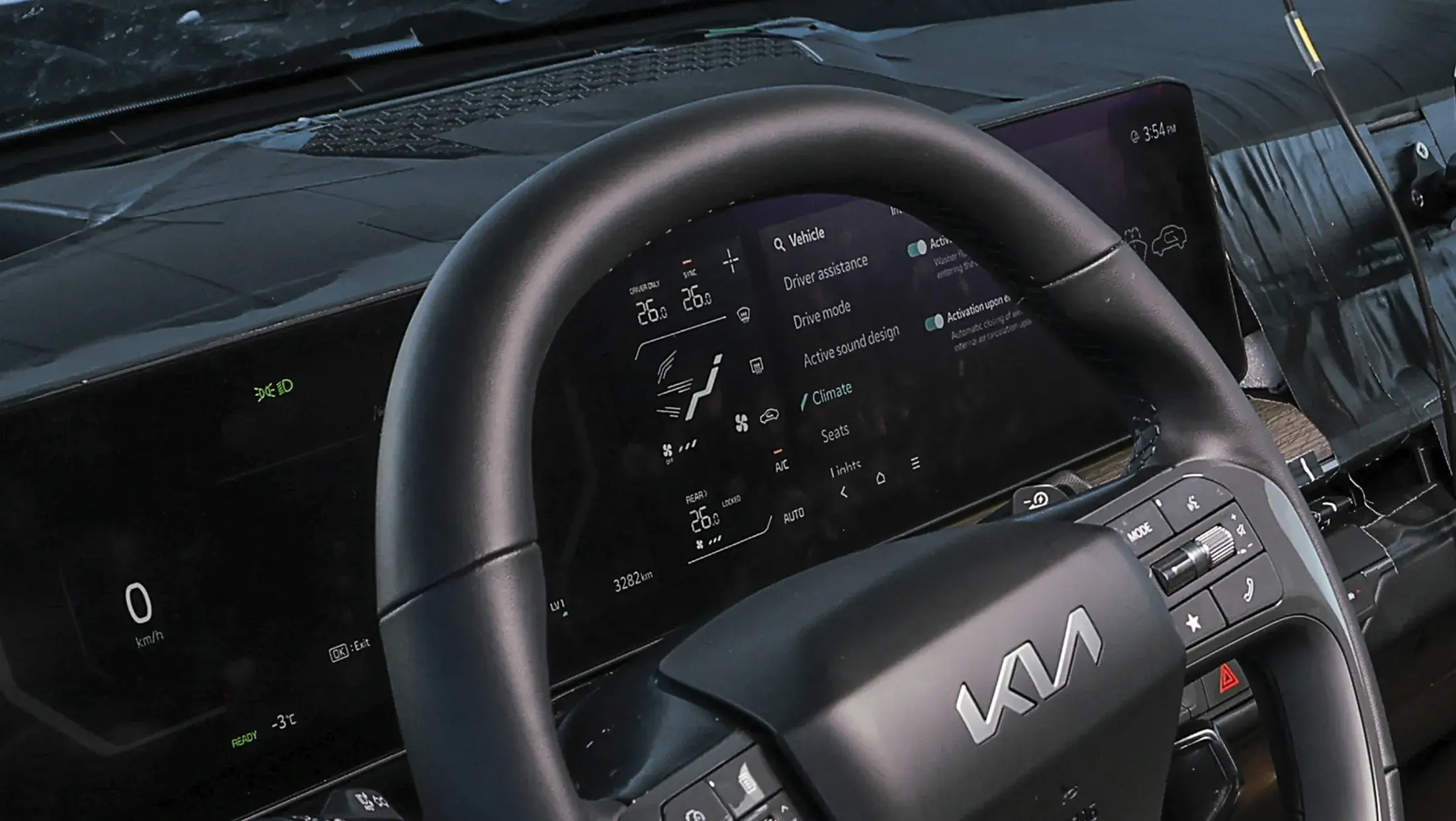 Kia EV9 dashboard